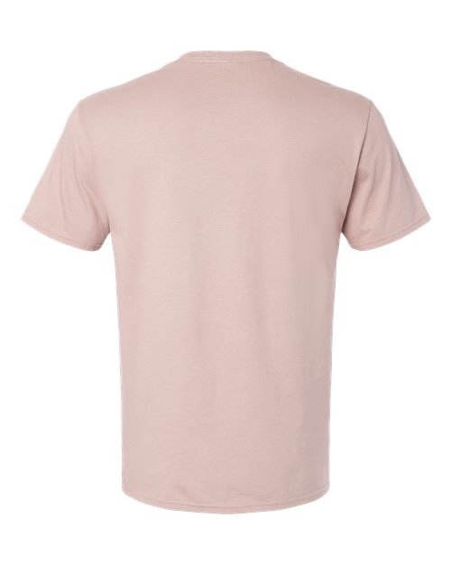 JERZEES Premium Cotton T-Shirt 570MR Blush Pink Custom Embroidered Business Logo
