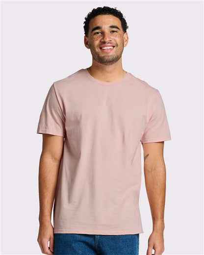 Custom Embroidered  JERZEES Premium Cotton T-Shirt 570MR Blush Pink