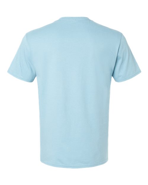 JERZEES Premium Cotton T-Shirt 570MR Blush Pink Custom Embroidered Business Logo