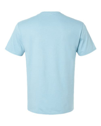 JERZEES Premium Cotton T-Shirt 570MR Blush Pink Custom Embroidered Business Logo