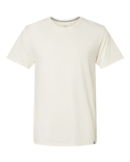 Russell Athletic Dri Power® CVC Performance T-Shirt 64STTM Vintage White Custom Embroidered Business Logo