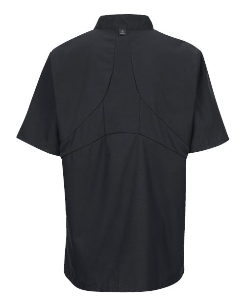 Chef Designs Women's Mimix™ Short Sleeve Chef Coat with OilBlok 045X