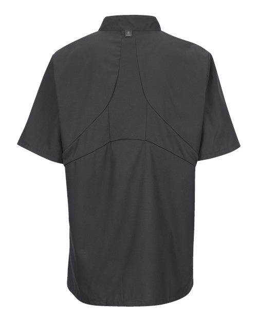 Chef Designs Women's Mimix™ Short Sleeve Chef Coat with OilBlok 045X