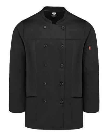 Chef Designs Airflow Raglan Chef Coat 052M Custom Embroidered Business Logo