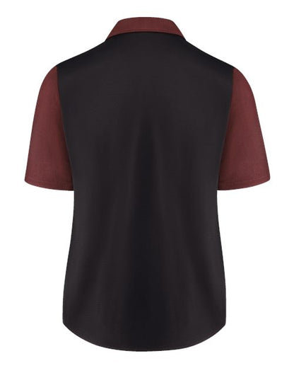 Chef Designs Women's Poplin Airflow Cook Shirt with OilBlok 501W Custom Embroidered Business Logo