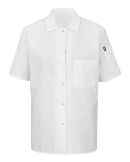 Chef Designs Women's Mimix™ Short Sleeve Cook Shirt with OilBlok 501X