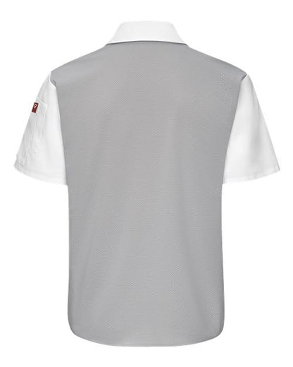 Chef Designs Poplin Airflow Cook Shirt with OilBlok 502M Custom Embroidered Business Logo