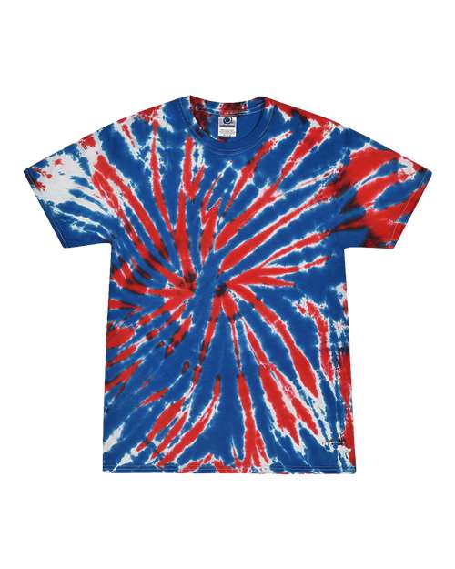 Colortone Multi-Color Tie-Dyed T-Shirt 1000 Union Jack