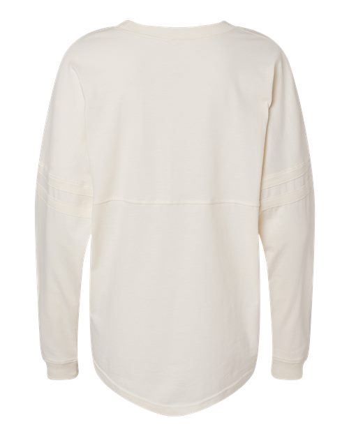 Boxercraft Women's Pom Pom Long Sleeve Jersey T-Shirt BW3514 Natural
