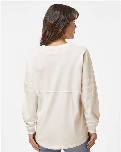 Boxercraft Women's Pom Pom Long Sleeve Jersey T-Shirt BW3514 Natural