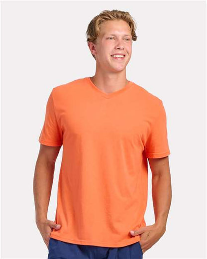 Custom Embroidered  Boxercraft High V-Neck T-Shirt BM2204  