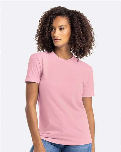 Custom Embroidered  Next Level CVC T-Shirt 6210 Heather Light Pink