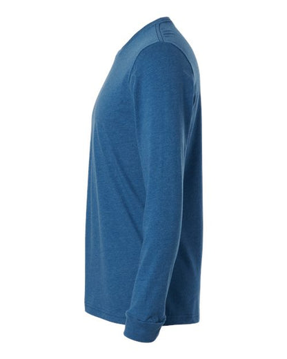 Next Level CVC Long Sleeve T-Shirt 6211 Heather Cool Blue
