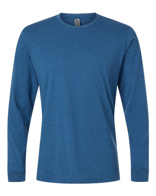 Next Level CVC Long Sleeve T-Shirt 6211 Heather Cool Blue