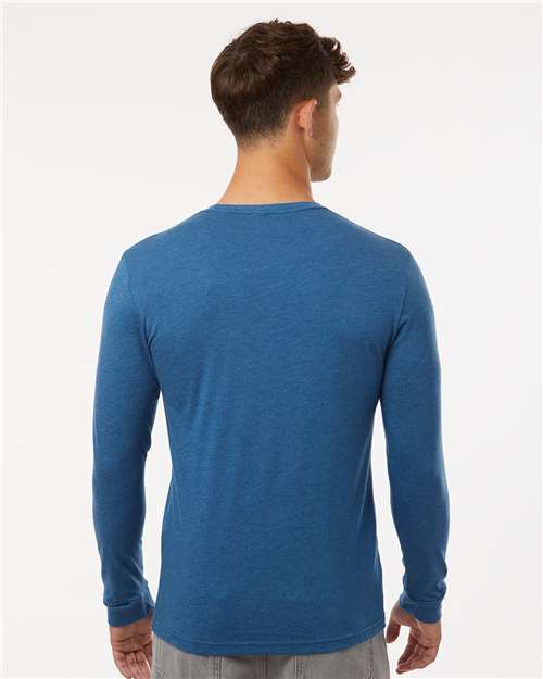 Next Level CVC Long Sleeve T-Shirt 6211 Heather Cool Blue