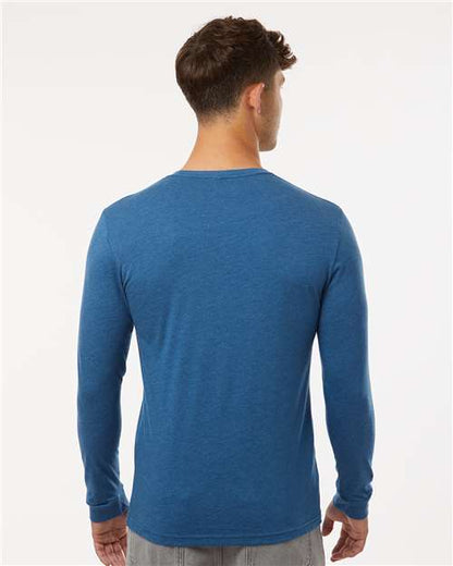 Next Level CVC Long Sleeve T-Shirt 6211 Heather Cool Blue