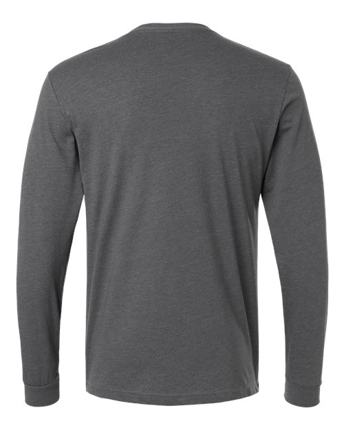 Next Level CVC Long Sleeve T-Shirt 6211 Heather Heavy Metal