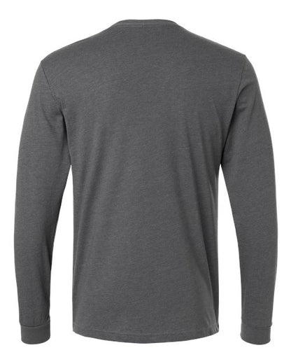 Next Level CVC Long Sleeve T-Shirt 6211 Heather Heavy Metal