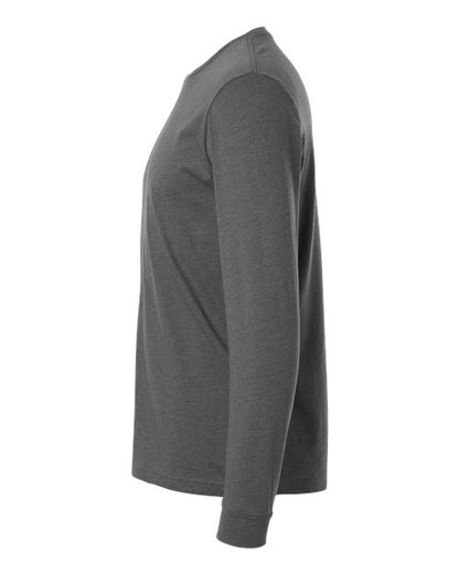Next Level CVC Long Sleeve T-Shirt 6211 Heather Heavy Metal