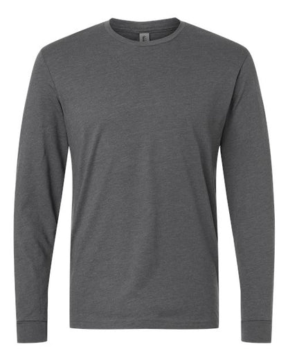 Next Level CVC Long Sleeve T-Shirt 6211 Heather Heavy Metal