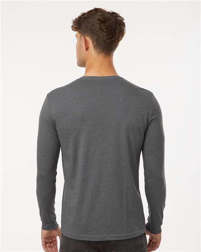 Next Level CVC Long Sleeve T-Shirt 6211 Heather Heavy Metal