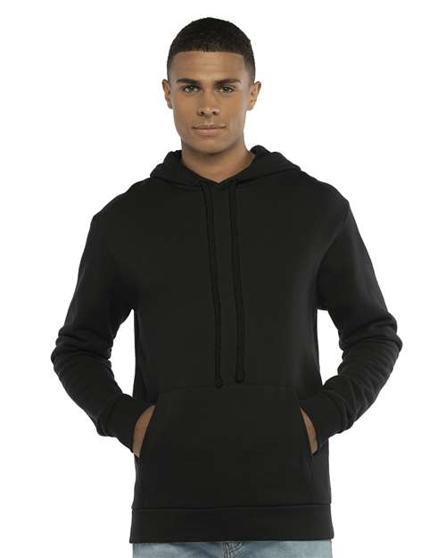 Custom Embroidered  Next Level Santa Barbara Hoodie 9303 Black/ Black
