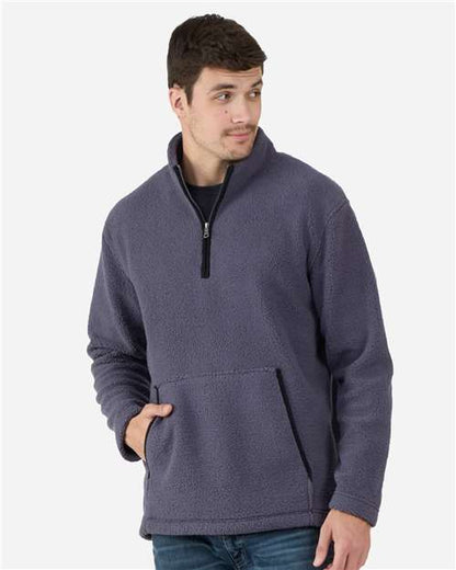 Custom EmbroideredBoxercraft Men's Everest Fleece Quarter-Zip Pullover 11201 Mystic