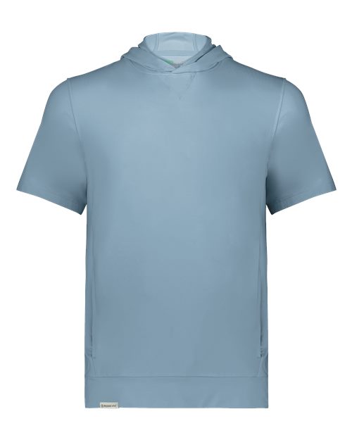 Holloway Youth Eco Revive Ventura Soft Knit Short Sleeve Hooded Sweatshirt 222605