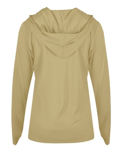 Badger Women's B-Core Long Sleeve Hooded T-Shirt 4165 Vegas Gold