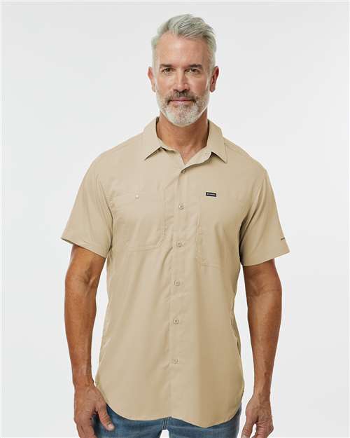 Columbia Silver Ridge™ Utility Lite Short Sleeve Shirt 203072 Custom Embroidered Business Logo