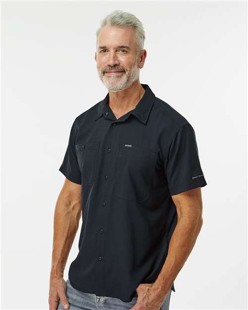 Columbia Silver Ridge™ Utility Lite Short Sleeve Shirt 203072 Custom Embroidered Business Logo