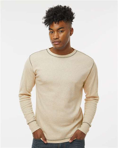 Custom Embroidered  J. America Vintage Thermal Long Sleeve T-Shirt 8238  
