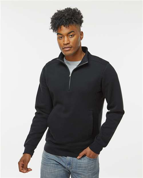 Custom Embroidered  J. America Heavyweight Fleece Quarter-Zip Sweatshirt 8717  