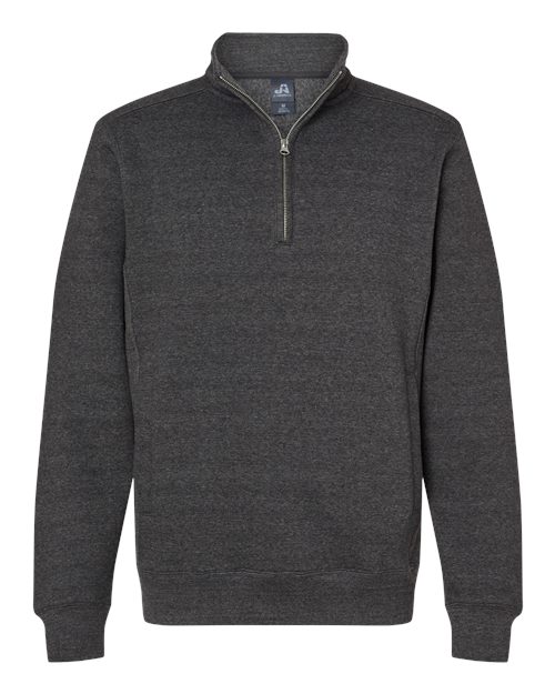 J. America Heavyweight Fleece Quarter-Zip Sweatshirt 8717