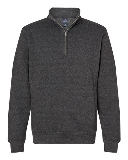 J. America Heavyweight Fleece Quarter-Zip Sweatshirt 8717