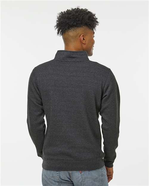 J. America Heavyweight Fleece Quarter-Zip Sweatshirt 8717