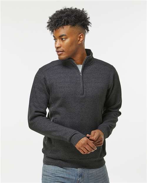 Custom Embroidered  J. America Heavyweight Fleece Quarter-Zip Sweatshirt 8717  