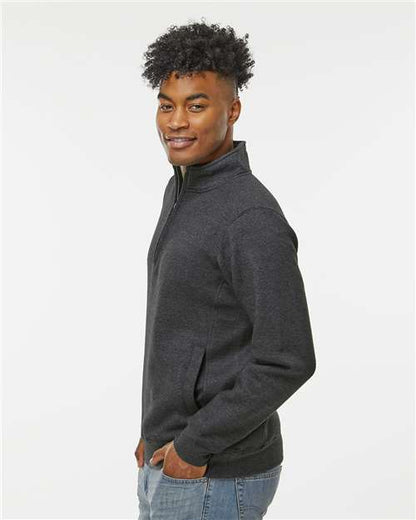 J. America Heavyweight Fleece Quarter-Zip Sweatshirt 8717