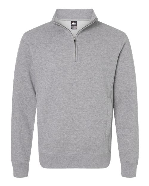 J. America Heavyweight Fleece Quarter-Zip Sweatshirt 8717