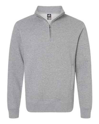 J. America Heavyweight Fleece Quarter-Zip Sweatshirt 8717