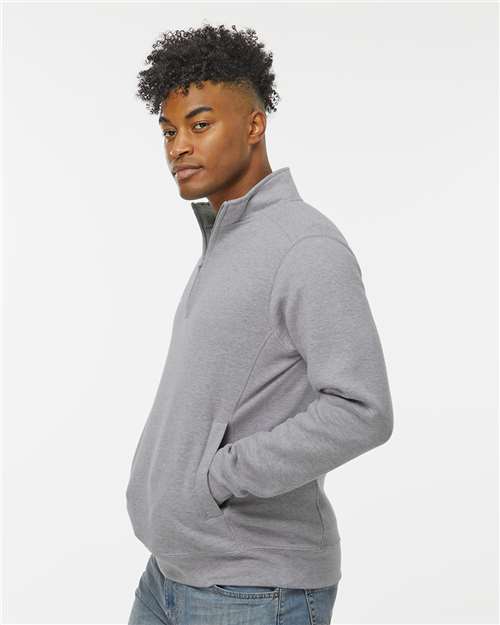J. America Heavyweight Fleece Quarter-Zip Sweatshirt 8717