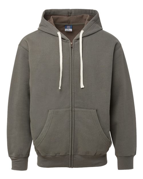 MV Sport Unisex Vintage Fleece Full-Zip Hooded Sweatshirt 22132