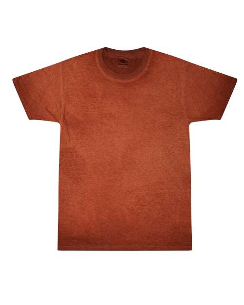 Custom EmbroideredColortone Unisex Oil Wash T-Shirt 11880 Orange