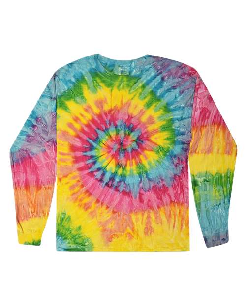 Colortone Tie-Dyed Long Sleeve T-Shirt 2000 Saturn