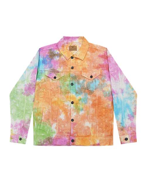 Colortone Tie-Dyed Denim Jacket 9050