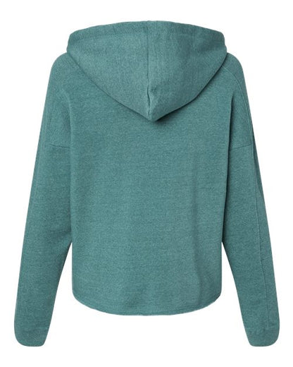 MV Sport Women's Angel Fleece Crop Hooded Sweatshirt W23101