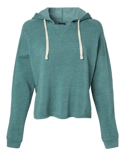 MV Sport Women's Angel Fleece Crop Hooded Sweatshirt W23101