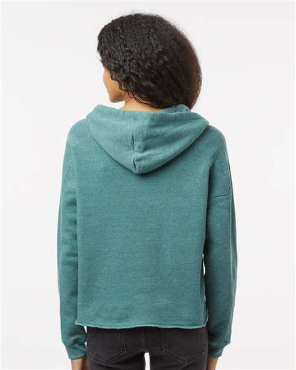 MV Sport Women's Angel Fleece Crop Hooded Sweatshirt W23101