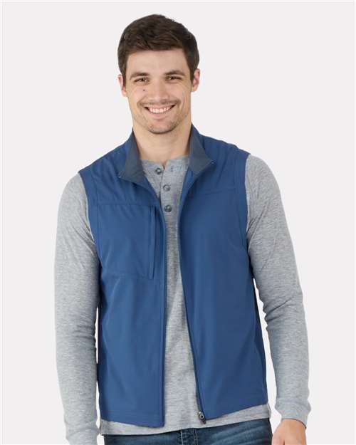 Custom Embroidered  Boxercraft Stretch Woven Vest BM5502  