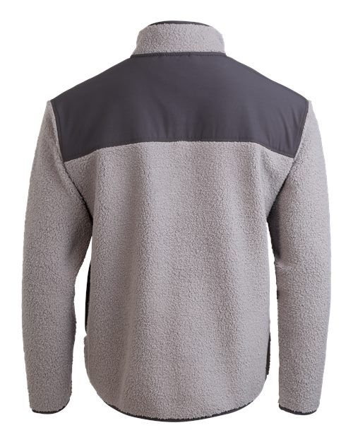 Custom EmbroideredBoxercraft Men's Everest Peak Fleece Jacket 11915 Oxford/ Charcoal